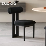 左下 Новый стул Andy в стиле ваби-саби, средневековый обеденный стул из массива дерева, французский домашний элитный стул для бегемота, легкий, роскошный стул для макияжа