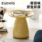 左下 Северный европейский прикроватный шкаф Простая современная спальня для хранения спальни прикроватное шкаф кремовая сеть красная креативная круговой столик красный