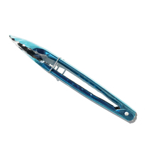 Stainless steel food clip lengthened barbecue clip vegetable food fried bread barbecue kitchen clip grilled meat clip long