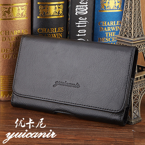 Youkani mobile phone waist cover waist bag universal large screen 5 inch 5 inch 6 inch 6 3 inch men's leather mobile phone bag cover