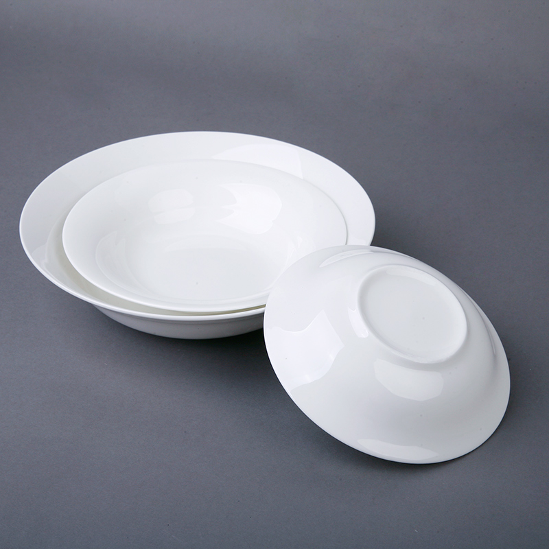 Tangshan ipads porcelain tableware ceramic bowl household rainbow such as bowl bowl dish dish sauce bowl rice bowls white bowls
