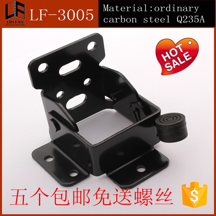 Folding hinge hinge table leg furniture hardware accessories 90 degree self-locking with brake hardware folding buckle folding foot