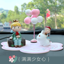 Personality Prince and Princess car dashboard ornaments cute fairy tale girls car ornaments girls car accessories gifts
