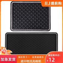 Car anti-skid pad instrument panel sunscreen high temperature resistant drill pad feather pad car center console multifunctional pad