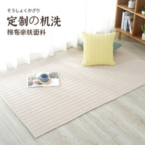 Day-Style All-cotton Art Carpet Picnic Camping Ground Mat with machine washroom Bedroom Bedroom Bedside Blanket Tatami Floating Window Mat