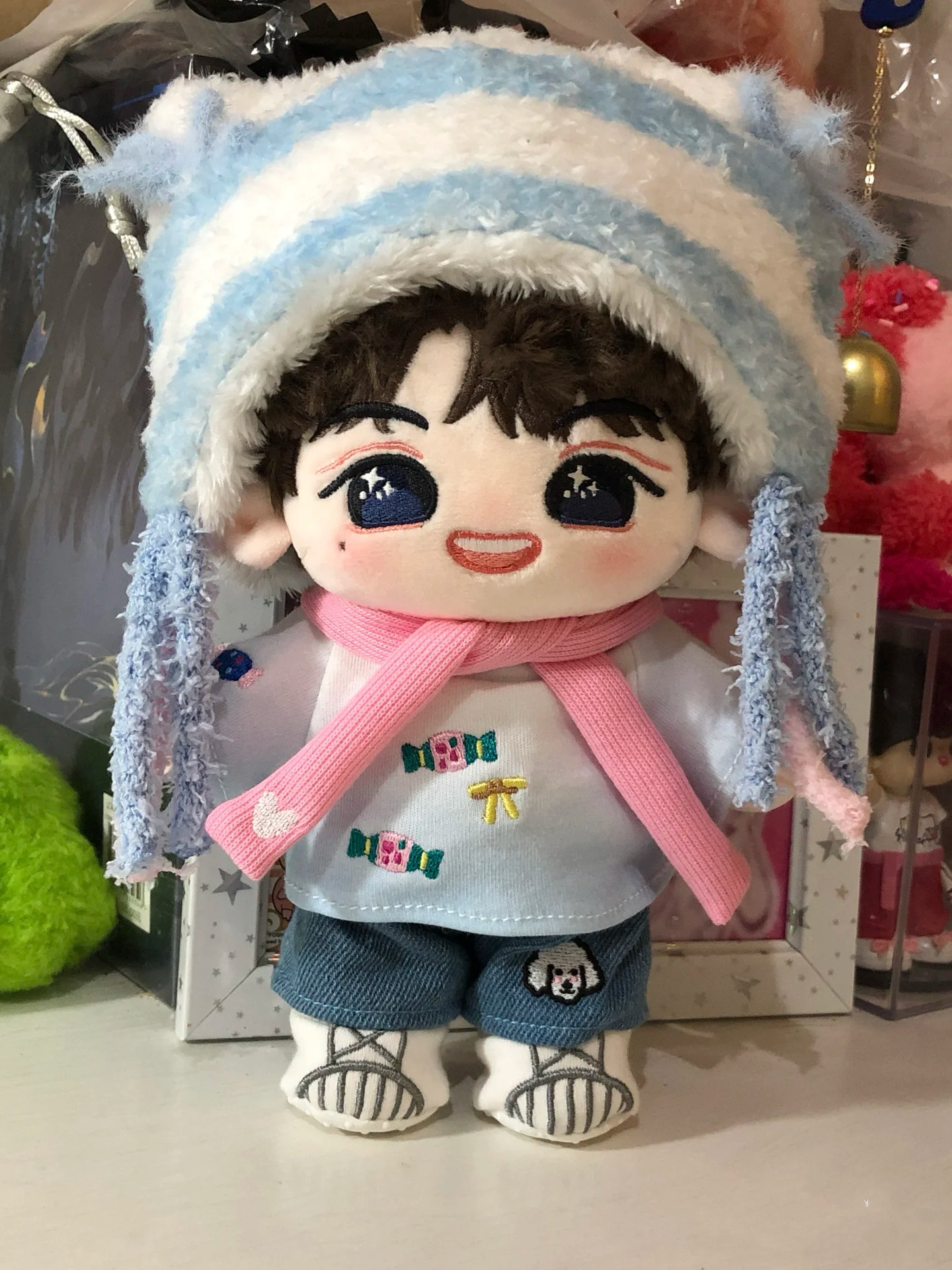 TF家族 四代 陈奕恒 娃娃 1.0 ぬいぐるみ 陈奕恒TF家族四代20cm棉花娃娃玩偶同人周边礼物发完-淘宝Taobao | 天猫
