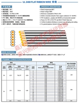 XINXIN electronic line: UL beauty line environmentally-friendly 2468-22#-9P flat cable 17 * 16 0 volume 305 m