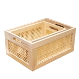 Деревянная коробка для хранения, система хранения, корзина