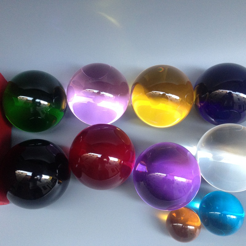 80mm Crystal Ball Pure Handcrafted Tabletop Pendulum with Photographic Props Magic Ball Acrobatic Performance Glass Jersey Home Decoration