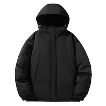 Real Visas cotton clothes mens winter loose even cap Jinjiang cotton clothes men thickened with warm and casual trend cotton padded jacket