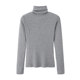 Basic Thickened Warm Turtleneck Brushed Long-Sleeve T-Shirt for Women, New Autumn and Winter Slim-Fit Base Layer Top for Women