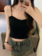Pure Desire Hot Girl Simple Inner Layer Camisole for Women 2025 Summer Sexy with Chest Pad for Outer Wear Solid Color Slim Fit Top