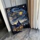 Pancai Diamond Painting Van Gogh Starry Sky Hogwarts Castle 2023 New 5D Full Diamond Living Room Handmade DIY Customization