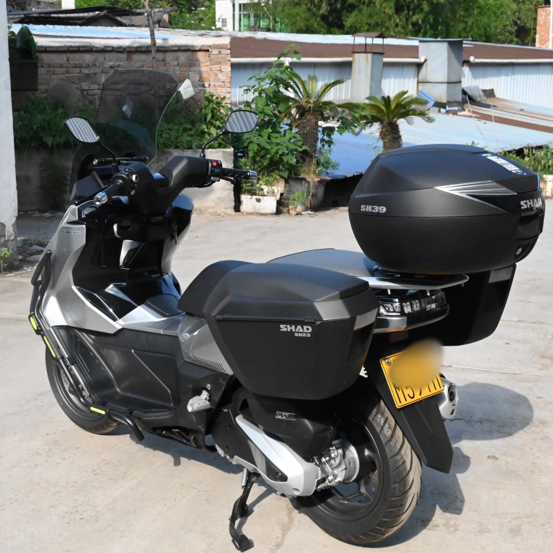 Xia De Tail Box 23 Side Box Is Suitable for Wuyang Honda Nwg150 Rear Shock-Absorbing Motorcycle Rear Rack Sh39 Tail Box