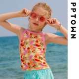 Летняя футболка без рукавов, детский топ с чашечками, майка топ