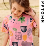 Лето 2025 года, новый стиль для девочек, милое повседневное свободное универсальное универсальное супер красивое детское нижнее белье из чистого хлопка в западном стиле