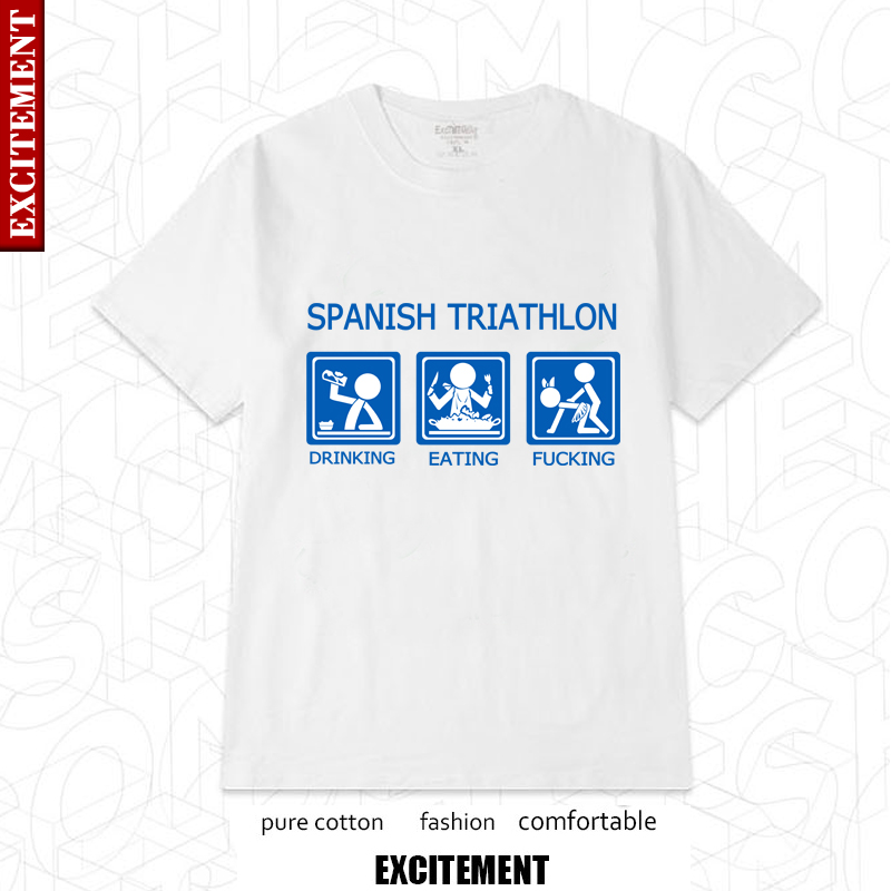 Personality network popular eating and drinking creative bullshit T - shirt for men and women new short - sleeve large - code T - shirt to draw customization