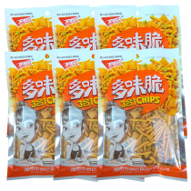 (10 bags free of mail) Wuwei Garden multi-flavored crispy 80g green beans small square horns shrimp three-in-one crispy and delicious
