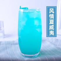 Blue Citrus Lemon Juice 1kg Mobac Taste Hawaiian Flavor Concentrated Juice Milk Tea Shop Raw Material Commercial