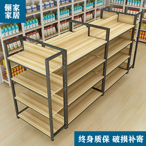 Double-sided Nakajima cabinet Supermarket stationery shelf display shelf Convenience store cosmetics end multi-functional mother and baby shelf