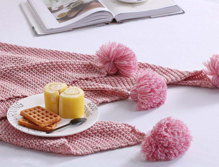 Giữa chăn giải trí mô hình Bắc Âu chăn trang trí sofa giường và bữa sáng đơn chăn đi chăn mền chăn bông lười biếng - Ném / Chăn mền nhung cao cấp