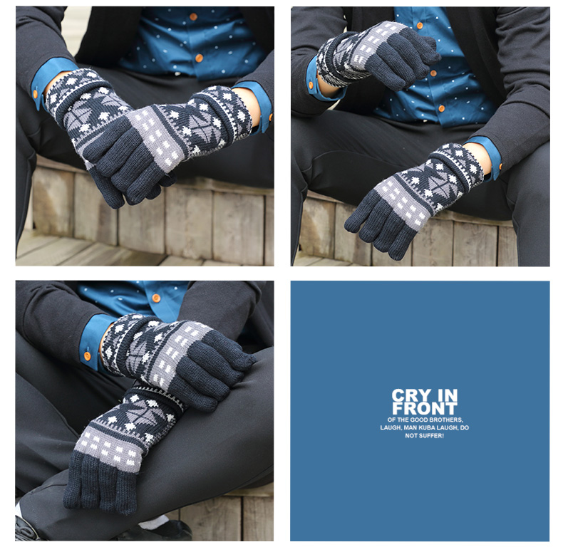 Gants pour homme      en de laine - Ref 2782648 Image 11