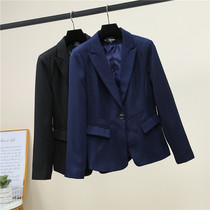 South Korea Small Western Dress Jacket Woman 2020 Chunqiu New Inn Wind Han Edition Body Fashion Professional Dress Lady West Suit