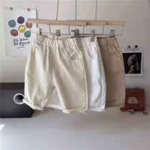 Summer boys cotton shorts summer clothes childrens pants baby casual pants male childrens pants five points Capri pants wear tide