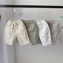 Summer boys cotton shorts 2021 summer clothes childrens pants baby casual pants boys boys five seven points tide