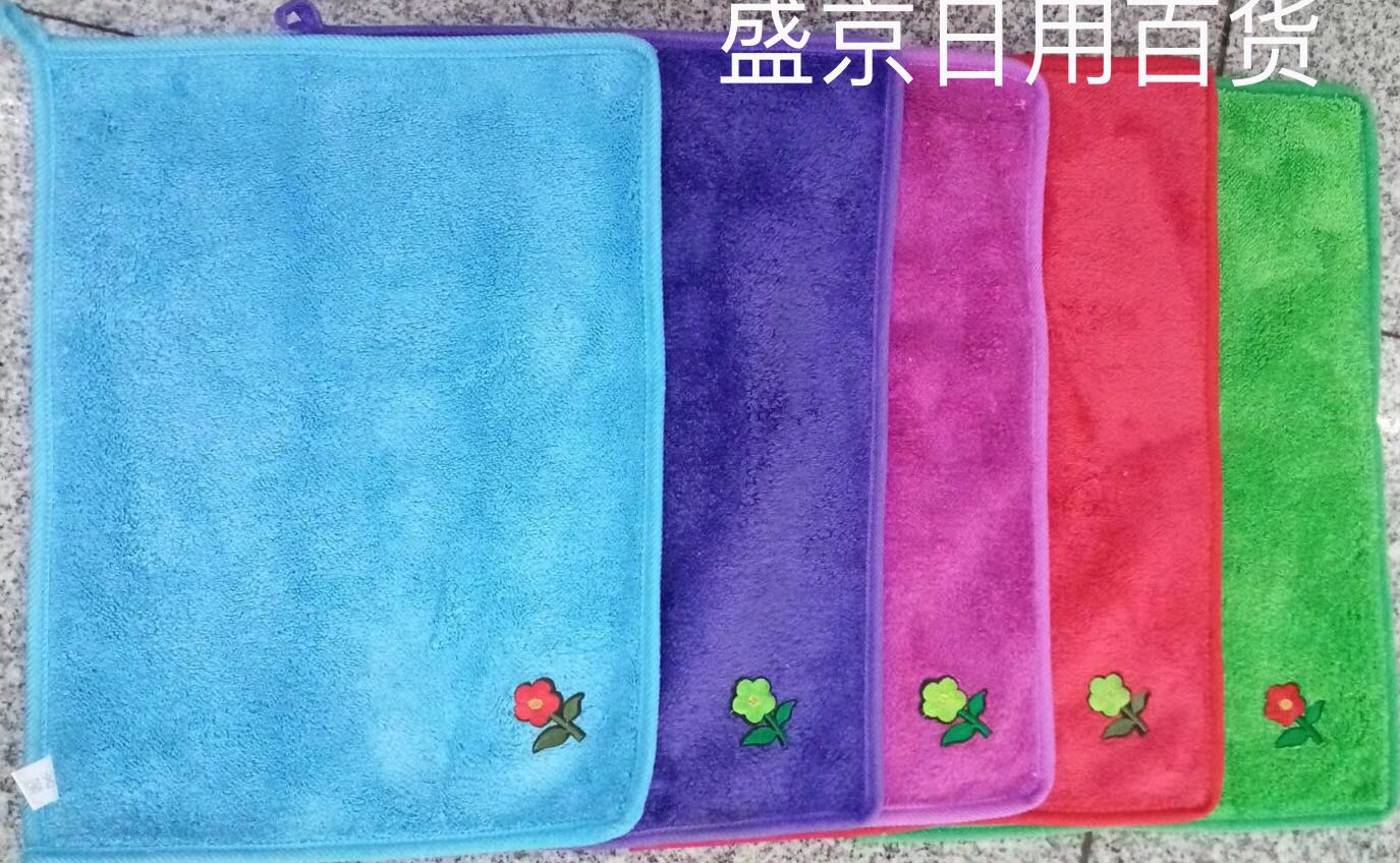 Car wash 30 * 40 wrapping hanging rope ragcloth floor towel rubbing towels thickened rag not dropping hair-Taobao