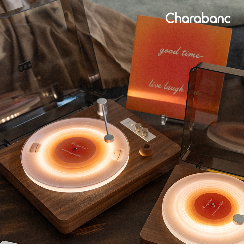 Charabanc Bluetooth Speaker Aromatherapy Machine High-End 520 Gift Vinyl Record Player with Light Birthday Gift Charabanc Bluetooth Speaker Aromatherapy Machine High-End 520 Gift Vinyl Record Player with Light Birthday Gift