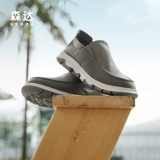 Мужская парусиновая обувь Senda, новинка 24 лета, удобная повседневная обувь без шнуровки в том же стиле для торговых центров 1PX01BM4