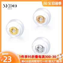 18K Gold Earplug Womens Rose Gold Transparent Silicone Gel DIY Earcap Earbuds Gold Earplugs Firm Earbuds FIRM ACCESSORIES