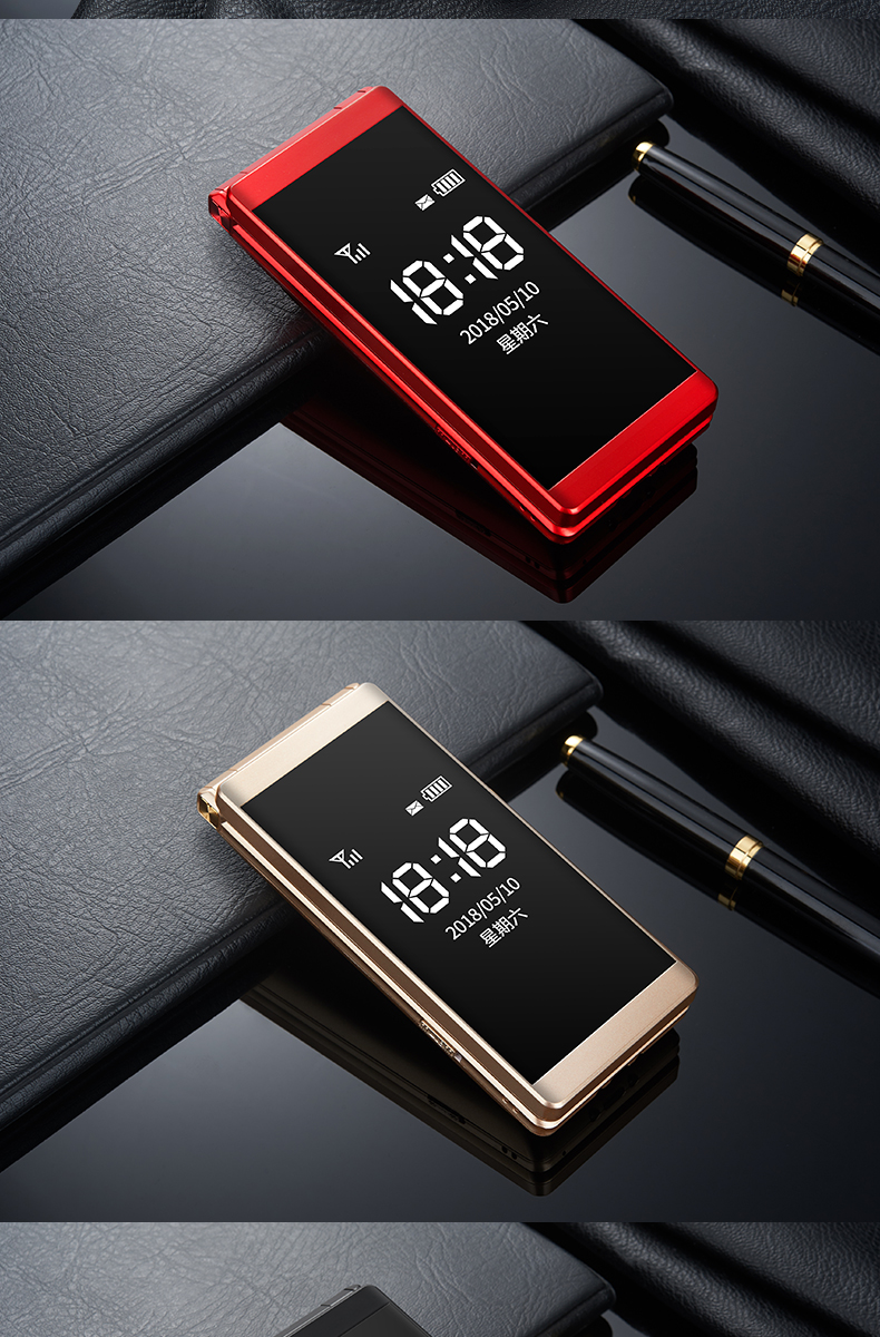 Newman F518 Mobile Unicom Telecom 2G3G4G hỗ trợ lật điện thoại màn hình kép điện thoại di động cũ điện thoại di động lớn lời lớn tiếng ông già máy nút dài chờ chính hãng