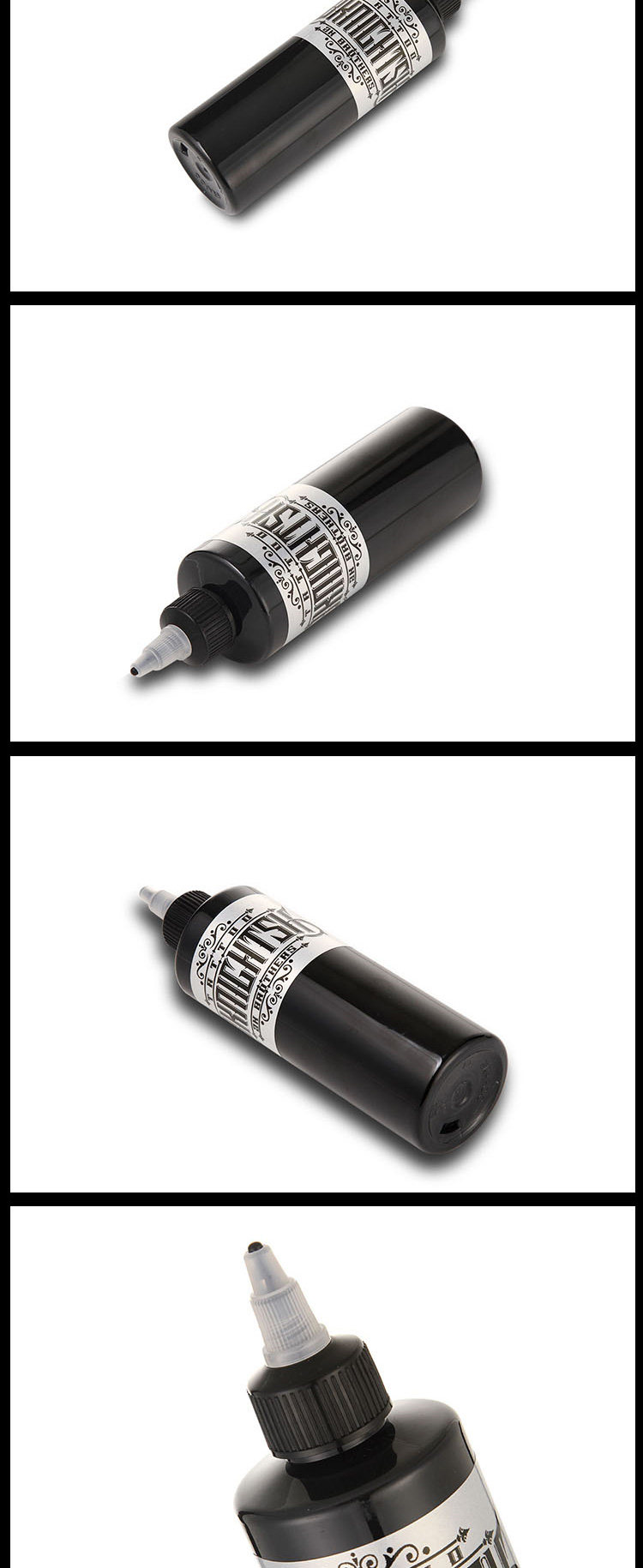 Бодиарт 进口纹身色料-炫酷黑 打雾割线图腾黑8盎司颜料 湖北御龙纹身器材 The fourth quarter of color !