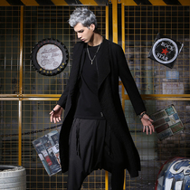 GENANX Lightning Tide brand Youth windbreaker men Korean version of autumn and winter New handsome long coat men