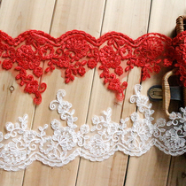 Ivory White che gu lace DIY handmade material wedding tiara lace accessories article flower width 13 5CM