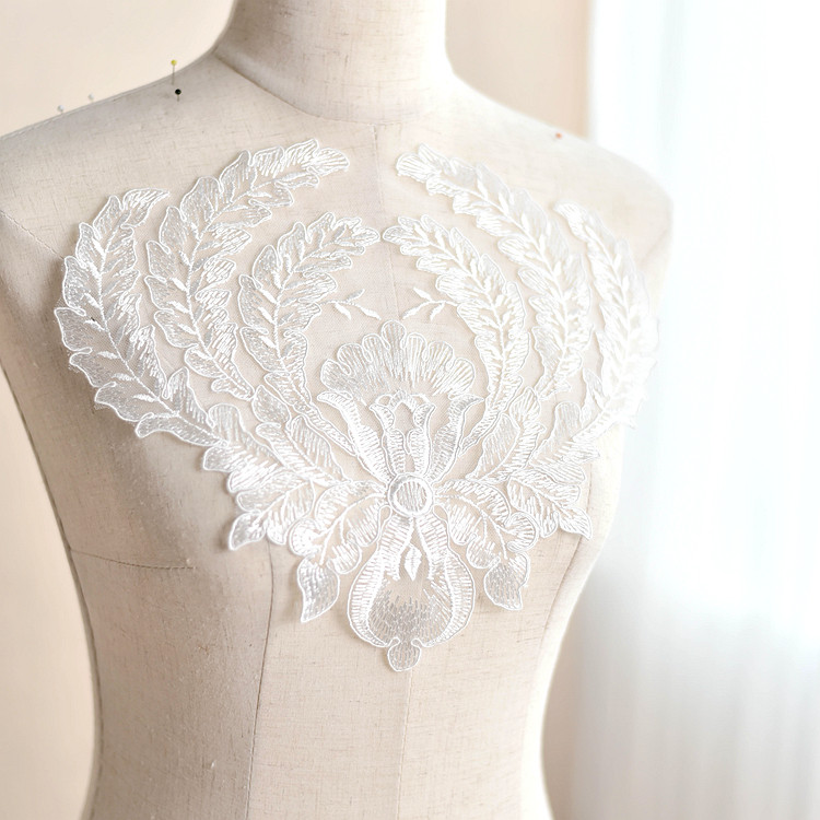 Shell Embroidery Lace Flowers Wedding Dress Dresses Diy Material Clothing Clothes Decoration Handmade Accessories Flower Sheet Accessories
