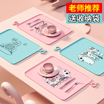 Table mat Primary school primary school pupils silicone placematted baby children lunch cloth table mat first grade waterproof and oil proof