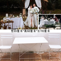 Photo Shoots of Photography Wedding Dresses Photo Photographic Props Exterior View White Round Table And Chairs Idylu Fields Vinellenfang Table And Chairs