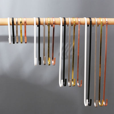 S-hook clothing store accessories, home kitchen multi-functional metal hooks, stainless steel S-shaped hooks, S-hook hooks