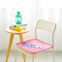 Genuine authorized post-Field Flower cushion summer breathable chair cushion cute thin non-slip plush pad