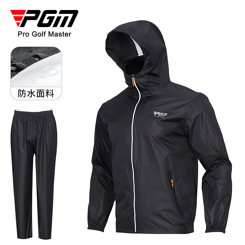 Pgm Golf Raincoat Men's Rainproof Suit Full-Body Gear Top and Pants Complete Set Easy to Store