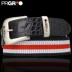 PRGR Golf Belt Men GOLF Quần áo Ball Belt Belt Leather Casual Belt Dệt