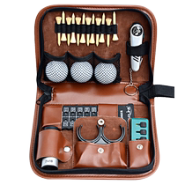 Caiton golf multi-functional tool bag portable set spikes ball clip telescope green fork scorer