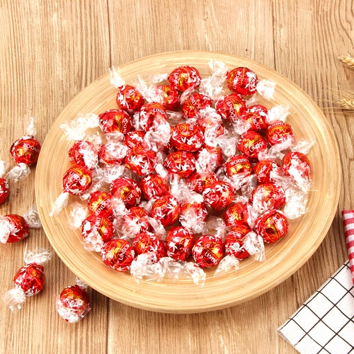 Lindt Lindt Шоколадные мягкие шарики 500 г Молочные Интернет-закуски для знаменитостей Импортные Lindor оптовые свадебные конфеты