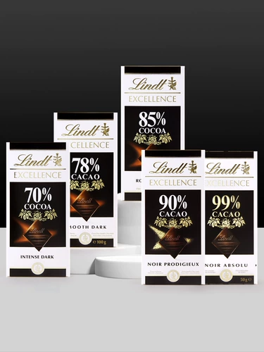 Lindt Swiss Lotus Special Allack Cocoa Dark Chocolate Block 70%78%85%90%99%импортированные чистые красные закуски