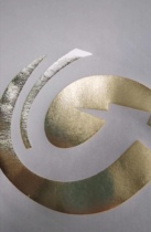 Cold foil stamping paste hot foil stamping paste printing material surface is smooth and bright soft to the touch gold foil has high gloss