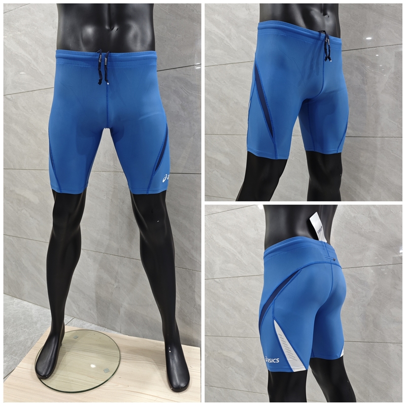 Italian Brand Asics High-Elastic Sports Running Shorts Swimming Shorts Compression Pants 221Z6