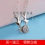 Trẻ sơ sinh tóc bé mặt dây chuyền lưu niệm handmade bé tóc sterling bạc vòng cổ nhung bé dây chuyền tóc bé - Quà lưu niệm cho bé / Sản phẩm cá nhân quà cho bé trai